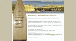 Desktop Screenshot of kanolife.nl
